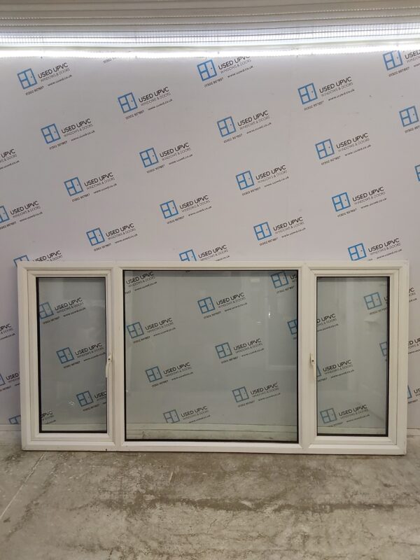 Used White Upvc Window 2380mm x 1190mm LW0027 - Image 2