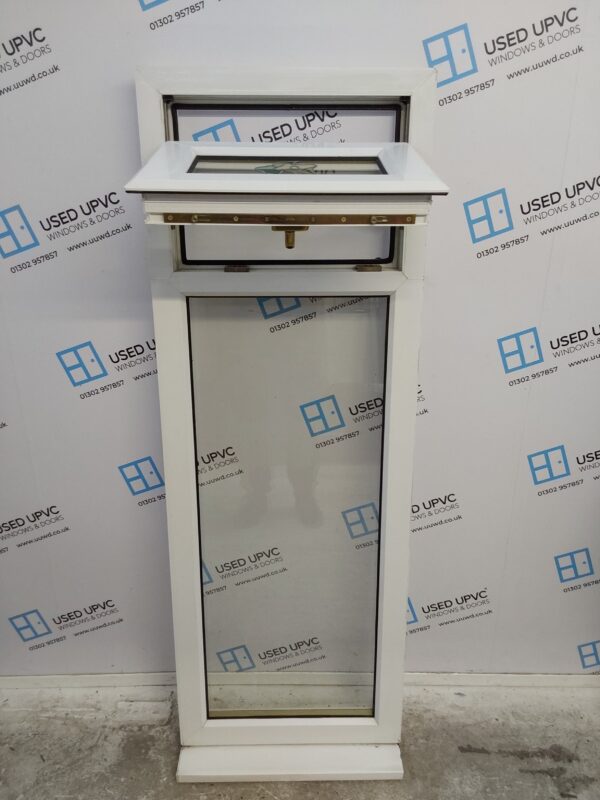 Used White Upvc Window 585mm x 1650mm W0020 - Image 3