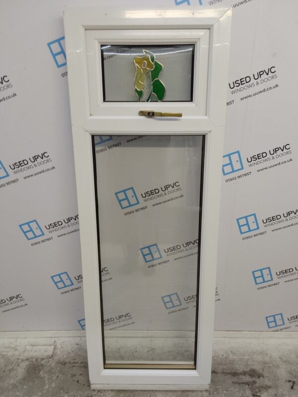 Used White Upvc Window 585mm x 1650mm W0020 - Image 2