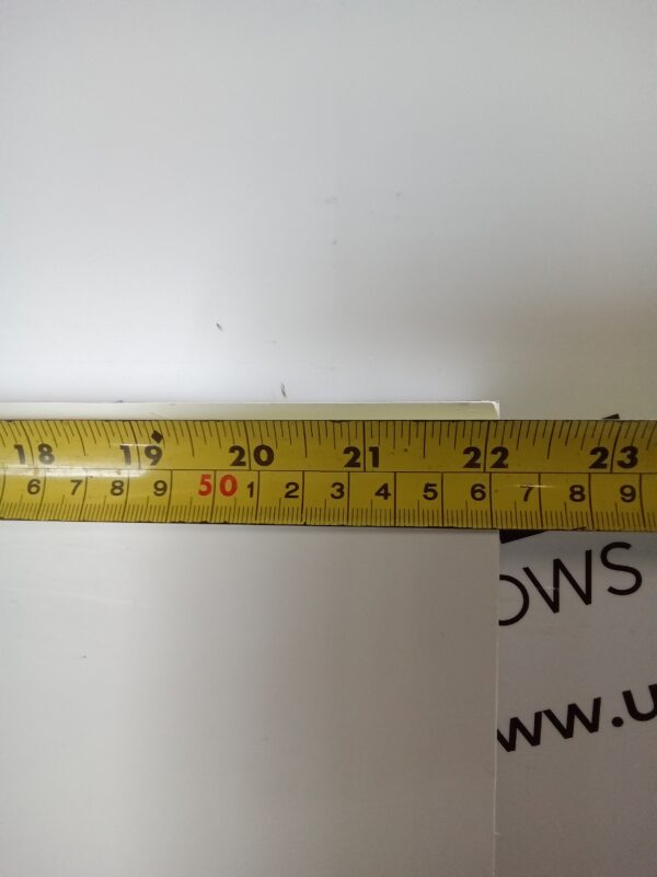 Used White Upvc Back Door Panel 562mm x 1800mm x 28mm UDP0051 - Image 2