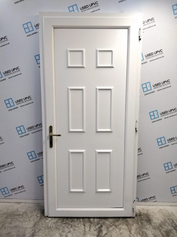 Used Anthracite Grey Upvc Back Door 1030mm x 2180mm C9D64 - Image 2