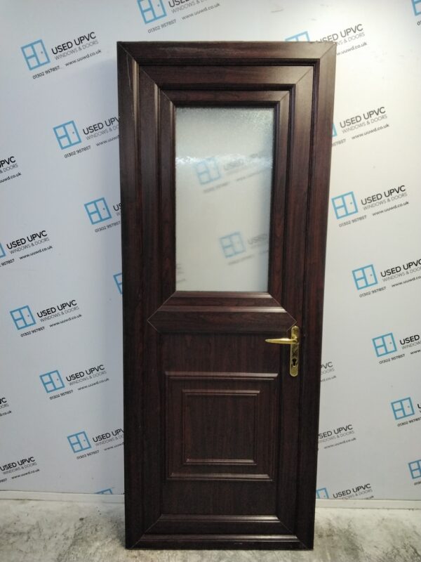 Used Rosewood Upvc Stable Back Door 815mm x 2060mm C9D66