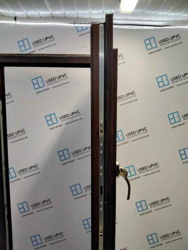 Used Rosewood Upvc Stable Back Door 815mm x 2060mm C9D66 - Image 4