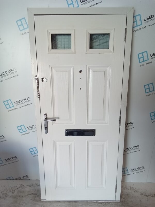 Used Anthracite Grey Composite Front Door 910mm x 2000mm C9D02 - Image 4