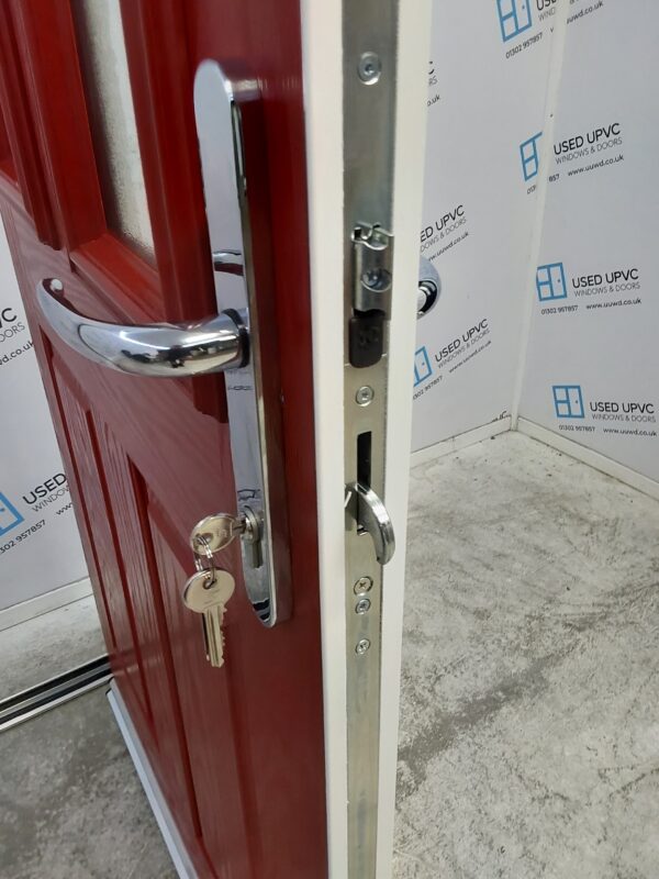 Brand New Red Composite Door 900mm x 2075mm ND01 - Image 5