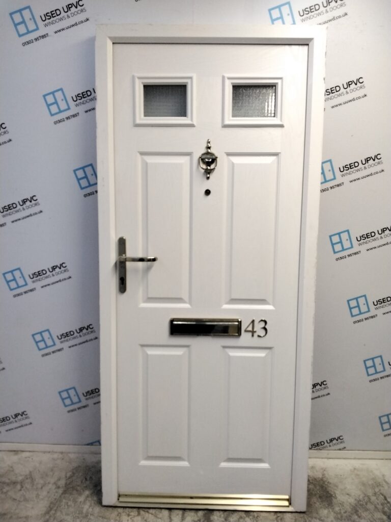 Used White Composite Front Door 900mm x 2030mm C9D73 | Used UPVC ...