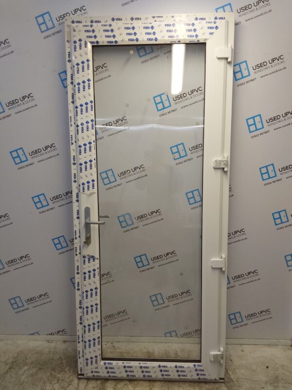 Brand New White Upvc Full Glass Back Door (outwards opening) 955mm x 2240mm ND96