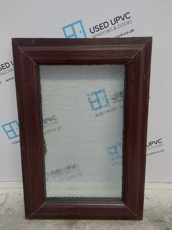 Used Rosewood Upvc Window 595mm x 870mm W0106