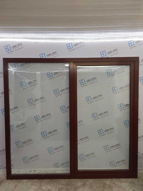 Used Woodgrain Upvc Sliding Patio Doors 2275mm x 2085mm EA9