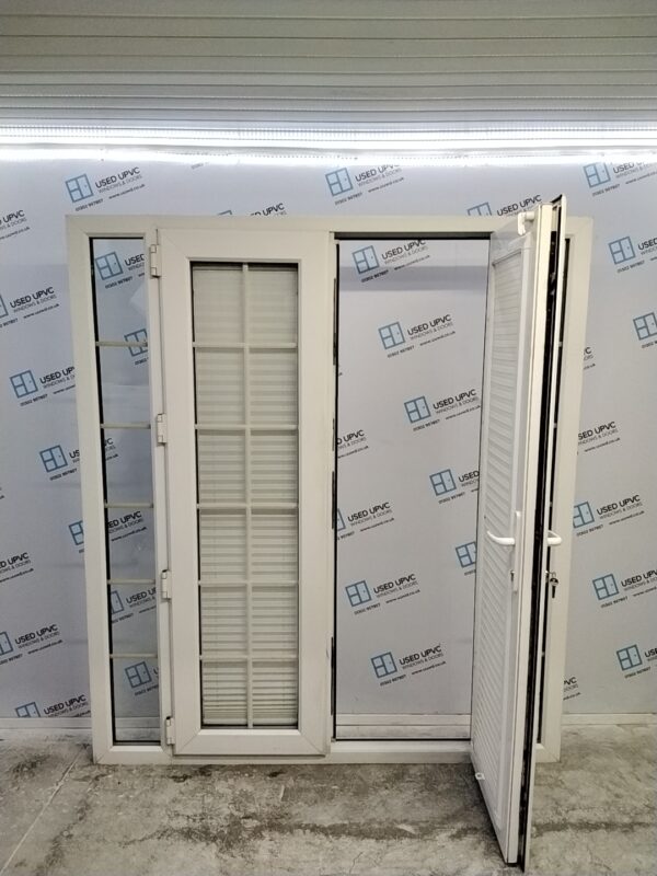 Used White French door and sides 1805mm x 2040mm EA9 - Image 3