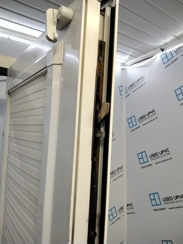 Used White French door and sides 1805mm x 2040mm EA9 - Image 8
