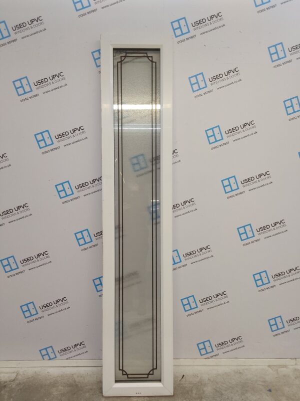 Used White Upvc Side Panel 410mm x 2090mm SP014