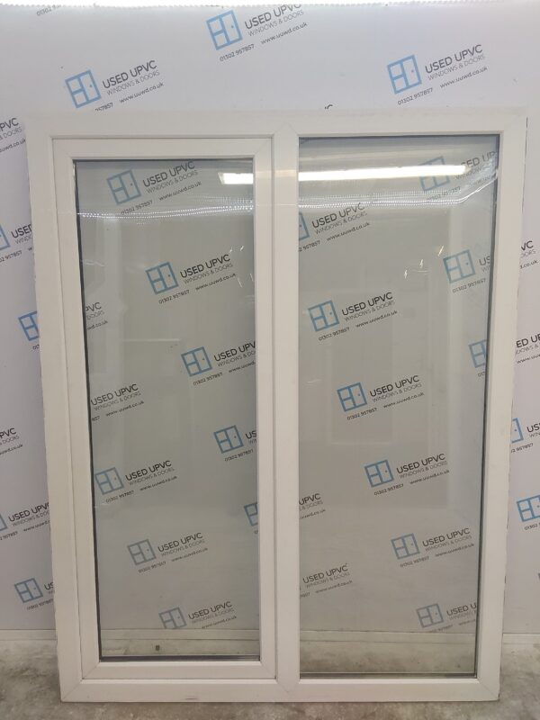 Used White Upvc Sliding Patio Doors 1585mm x 2040mm EA10