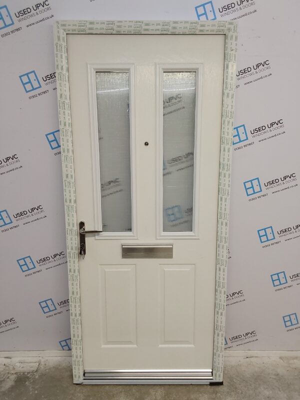 Brand New White Composite Front Door 935mm x 2095mm ND18