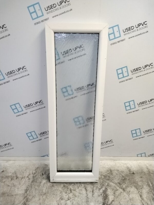 Used White Upvc window 450mm x 1355mm W0146 - Image 2