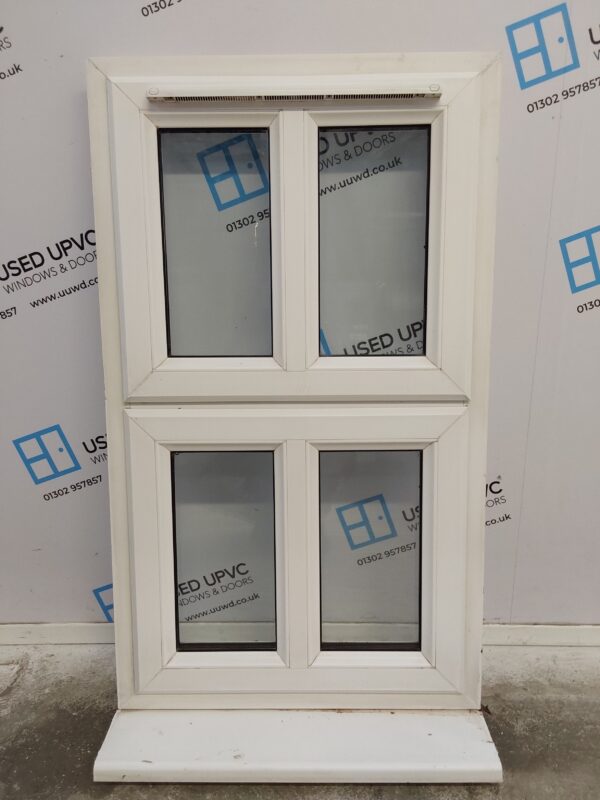 Used White Upvc Window 595mm x 1040mm W0302