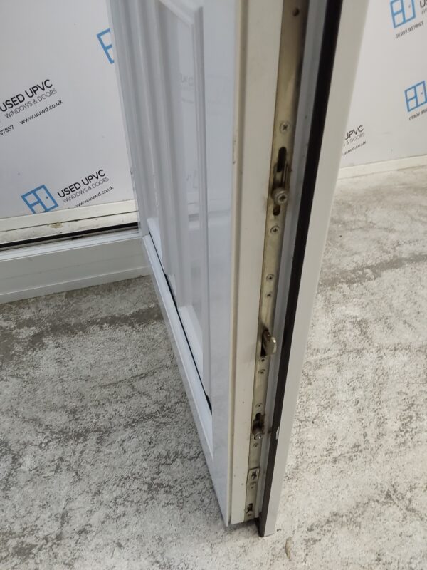 Used White Upvc Back Door 905mm x 2135mm (reduce to 885mm x 2045mm) 0173 - Image 6