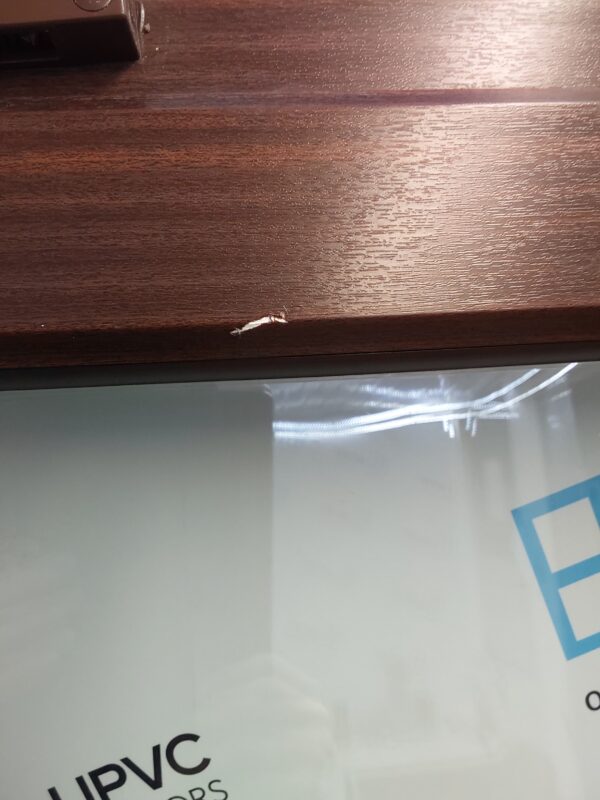 Used Woodgrain Upvc Sliding Patio Doors 1800mm x 2085mm (reduce to 2045mm) EA3 - Image 6