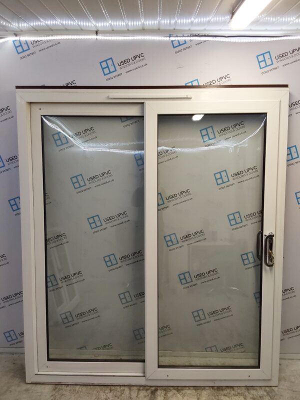 Used Woodgrain Upvc Sliding Patio Doors 1800mm x 2085mm (reduce to 2045mm) EA3 - Image 2