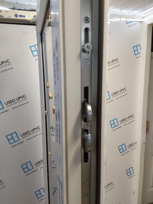 Brand New White Upvc Full Glass Back Door (outwards opening) 955mm x 2240mm ND96 - Image 4