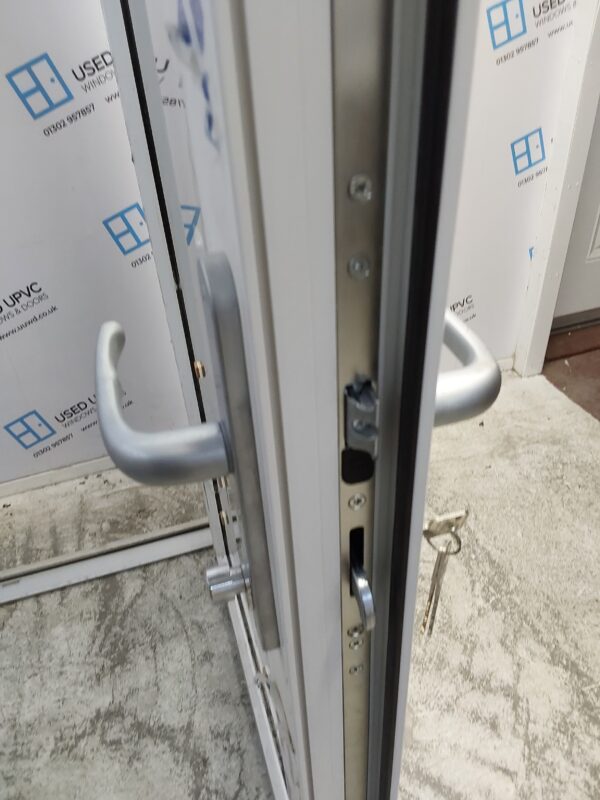 Brand New White Upvc Full Glass Back Door (outwards opening) 955mm x 2240mm ND96 - Image 5