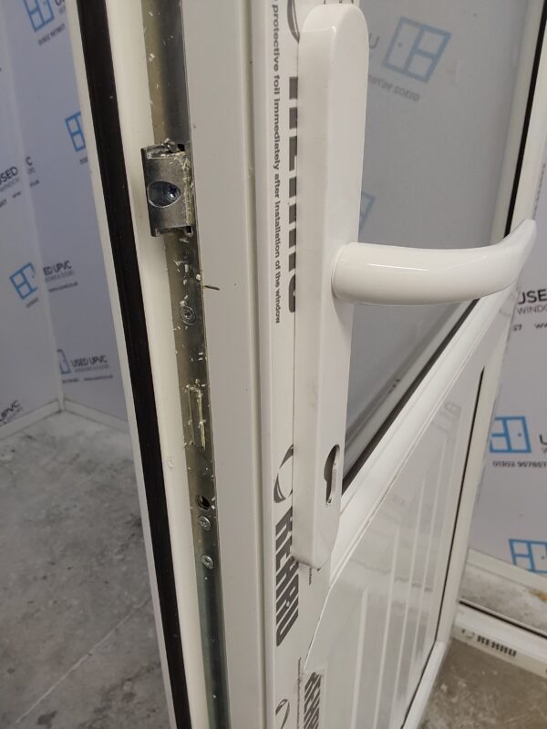 Brand New White Upvc Back Door And Side Panel (outwards opening) 1110mm x 2075mm ND76 - Image 5