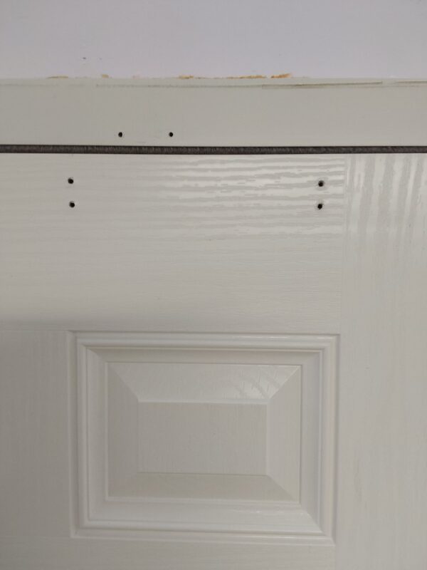 Used White Composite Front Door 910mm x 2080mm C8D27 - Image 4