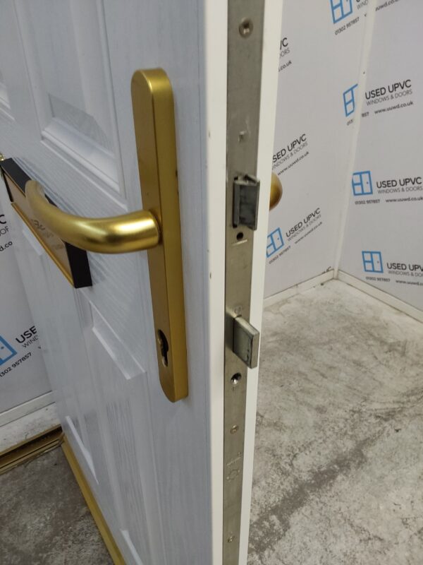 Used White Composite Front Door 910mm x 2080mm C8D27 - Image 7