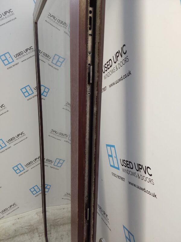 Used Rosewood Upvc Sliding Patio Doors 2385mm x 2045mm EA22 - Image 4