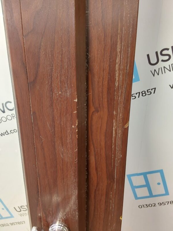 Used Rosewood Upvc Sliding Patio Doors 2385mm x 2045mm EA22 - Image 7