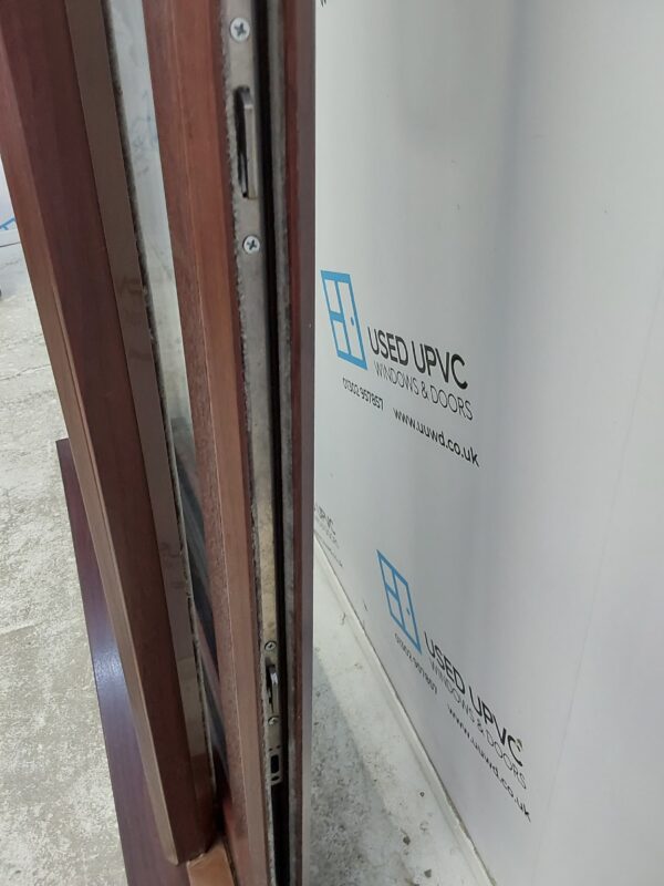 Used Rosewood Upvc Sliding Patio Doors 1800mm x 2090mm EA23 - Image 7