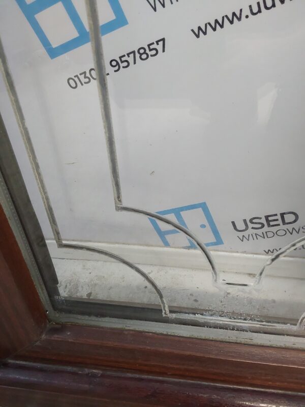 Used Woodgrain Upvc French Doors 1220mm x 2005mm EA1 - Image 6