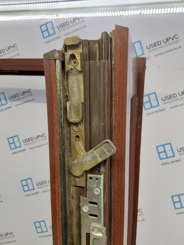 Used Woodgrain Upvc French Doors 1220mm x 2005mm EA1 - Image 10