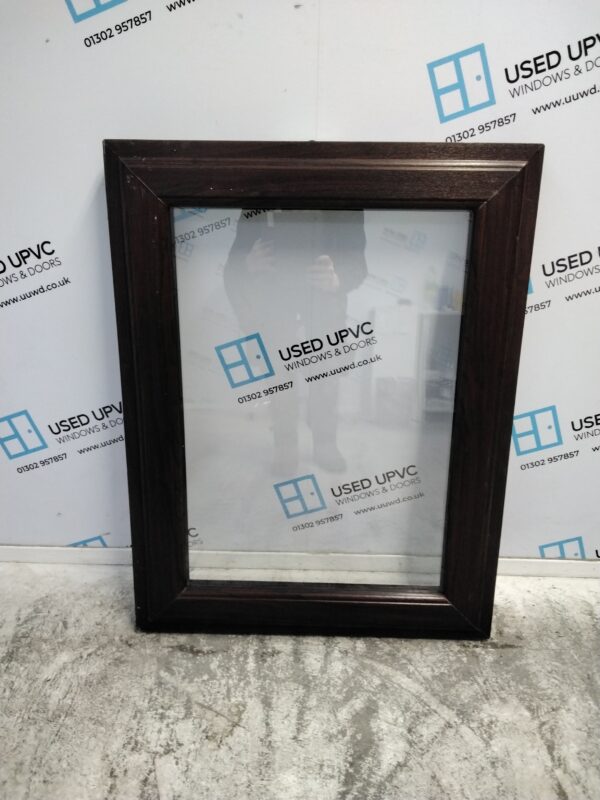 Used Rosewood Upvc Window 695mm x 895mm W0156