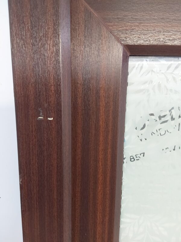 Used Woodgrain Upvc Front Door And Side Panel 1175mm x 2085mm DS024 - Image 8