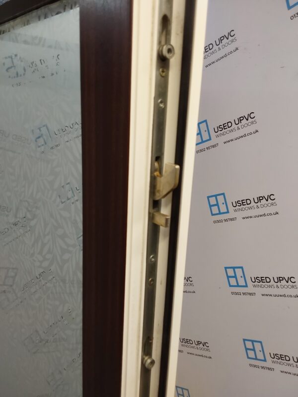 Used Woodgrain Upvc Front Door And Side Panel 1175mm x 2085mm DS024 - Image 9