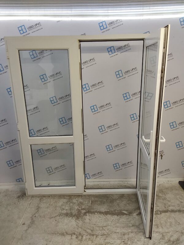 Used White Upvc French Doors 1635mm x 2105mm EA24 - Image 3