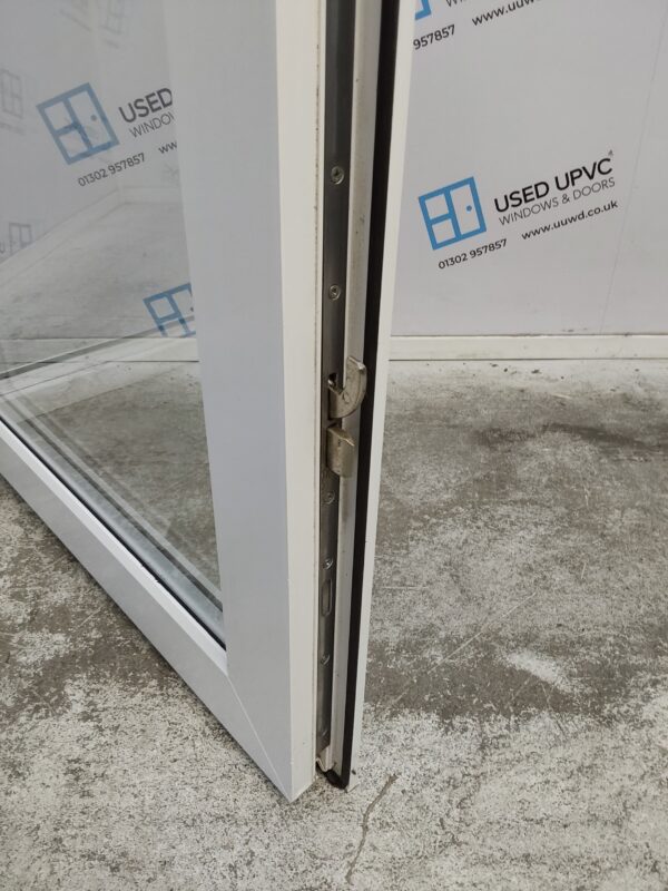 Used White Upvc French Doors 1635mm x 2105mm EA24 - Image 7