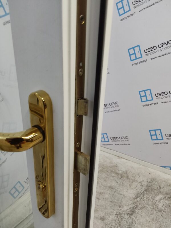 Used White Upvc French Doors 1075mm x 1990mm EA27 - Image 7