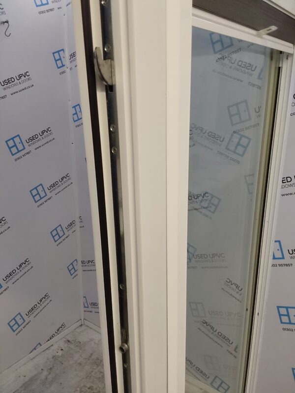 Used White Upvc French Doors And Side Panels 2430mm x 2060mm EA20 - Image 7