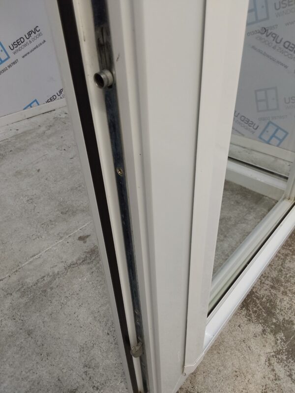 Used White Upvc French Doors And Side Panels 2430mm x 2060mm EA20 - Image 9