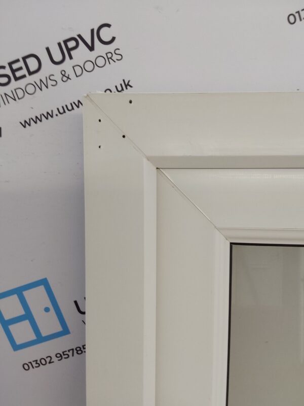 Used Oak Upvc Full Glass Back Door (outwards opening) 625mm x 2110mm 0291 - Image 5