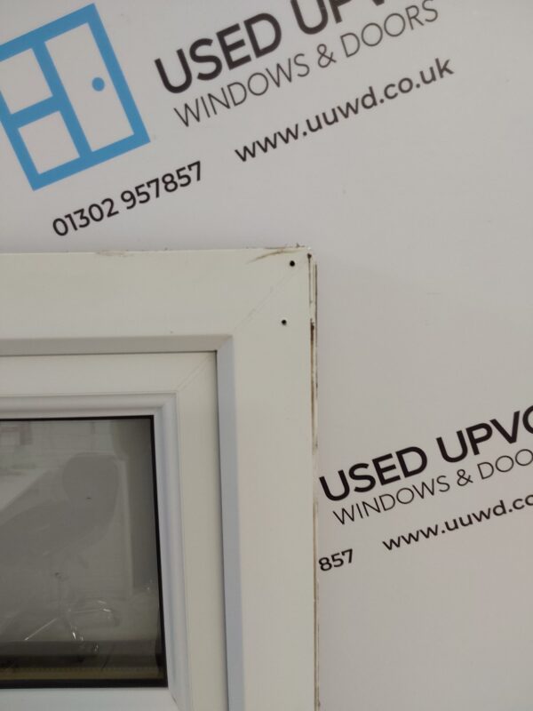 Used Oak Upvc Window 625mm x 1710mm W0011 - Image 5