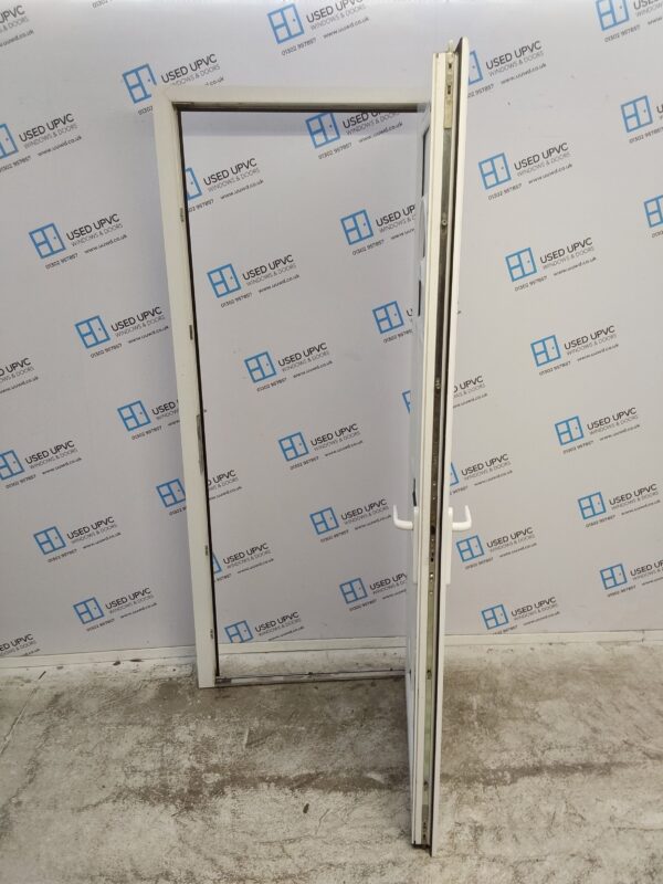 Used White Upvc Front Door 875mm x 2060mm 0230 - Image 2