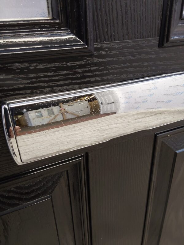 Used Black Composite Front Door 845mm x 2045mm 0078 - Image 4