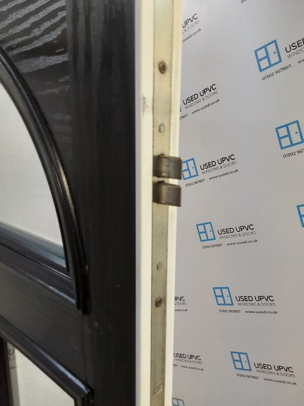 Used Black Composite Front Door 845mm x 2045mm 0078 - Image 5
