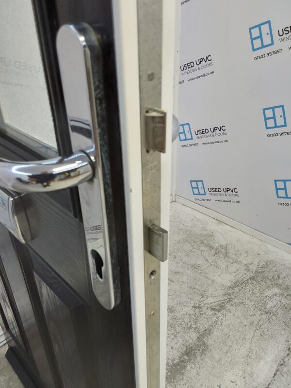 Used Black Composite Front Door 845mm x 2045mm 0078 - Image 6