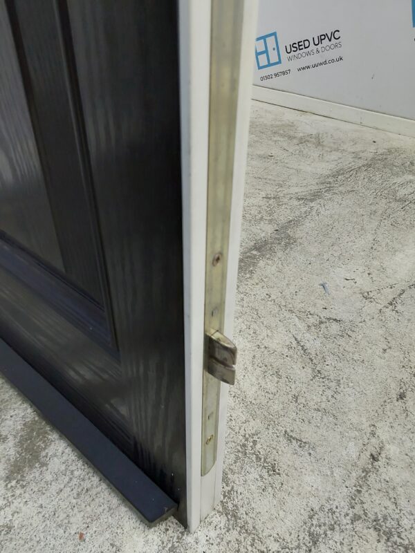 Used Black Composite Front Door 845mm x 2045mm 0078 - Image 7