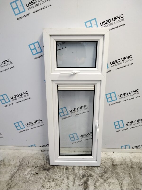 Used White Upvc Window 515mm x 1280mm W0128 - Image 2
