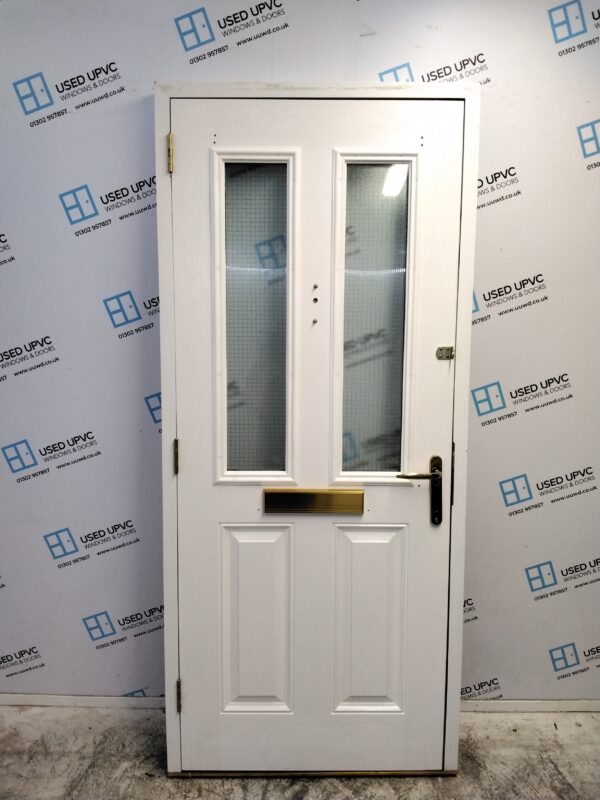 Used White Composite Front Door 905mm x 2065mm 0747 - Image 2